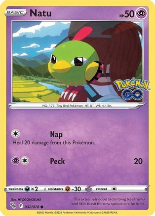 Natu 32/78 - Pokemon GO