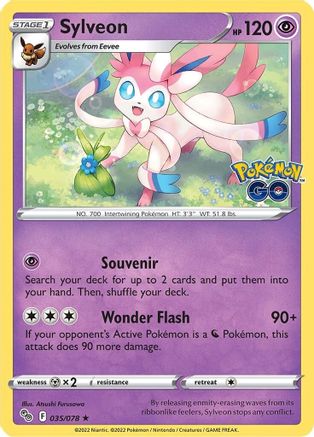 Sylveon 35/78 - Pokmon GO Holofoil