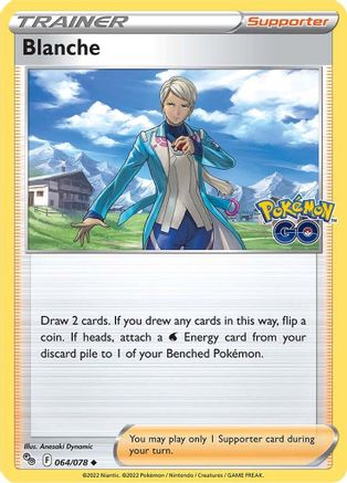 Blanche 64/78 - Pokemon GO Reverse Holofoil