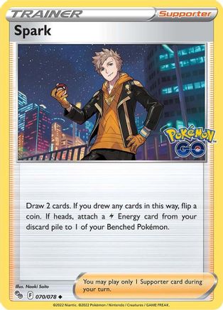 Spark 70/78 - Pokemon GO Reverse Holofoil