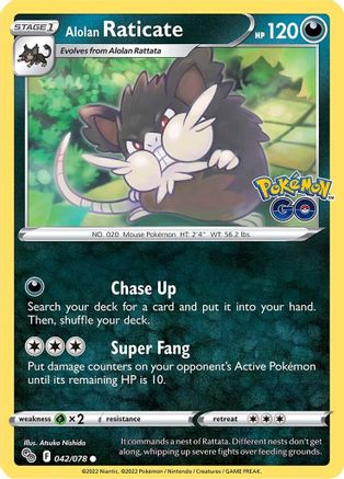 Alolan Raticate - 042/078 - Pokemon GO