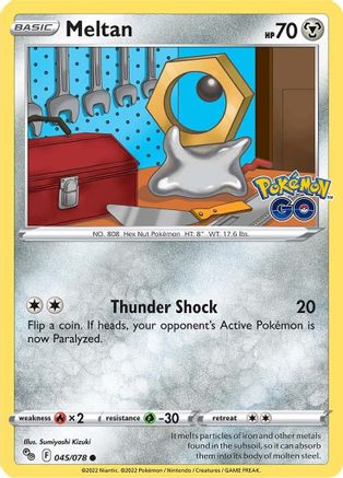 Meltan 45/78 - Pokemon GO Reverse Holofoil