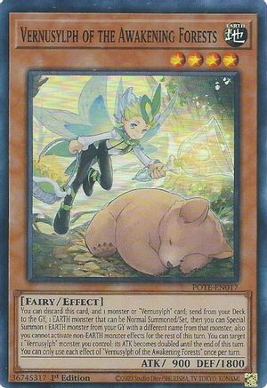 Vernusylph of the Awakening Forests (POTE-EN017) - Power of the Elements 1st Edition