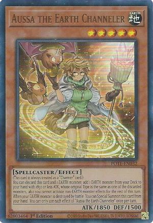 Aussa the Earth Channeler (POTE-EN032) - Power of the Elements 1st Edition