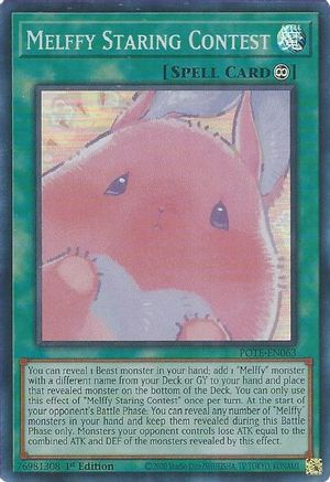 Melffy Staring Contest (POTE-EN063) - Power of the Elements 1st Edition