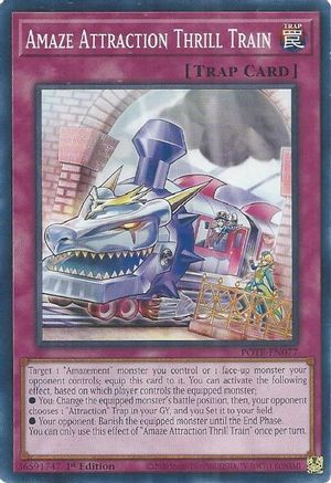 Amaze Attraction Thrill Train - POTE-EN077 - Power of the Elements 1st Edition