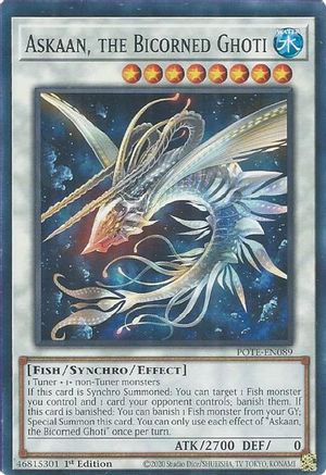 Askaan, the Bicorned Ghoti (POTE-EN089) - Power of the Elements 1st Edition