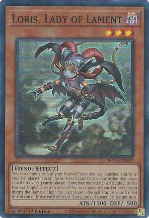 Loris, Lady of Lament (POTE-EN092) - Power of the Elements 1st Edition