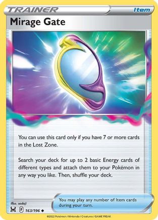 Mirage Gate 163/196 - SWSH11 Lost Origin Reverse Holofoil