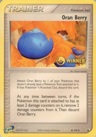 Oran Berry - 85/109 [Winner] 85 - League & Championship Cards