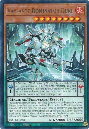 Vaylantz Dominator Duke (TAMA-EN008) - Tactical Masters 1st Edition