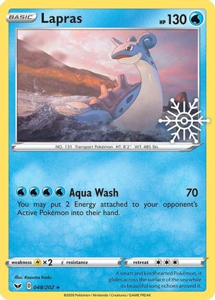 Lapras - 048/202 (Holiday Calendar) 48 - Miscellaneous Cards & Products Holofoil