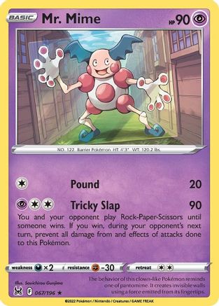 Mr. Mime 67/196 - SWSH11 Lost Origin