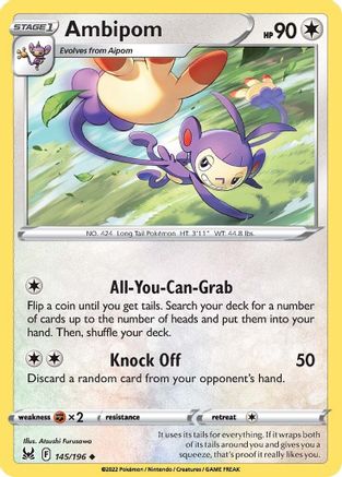 Ambipom - 145/196 - SWSH11 Lost Origin