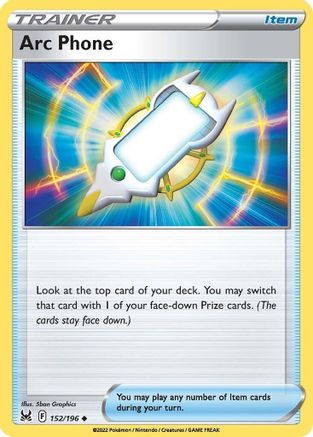 Arc Phone 152/196 - SWSH11 Lost Origin Reverse Holofoil