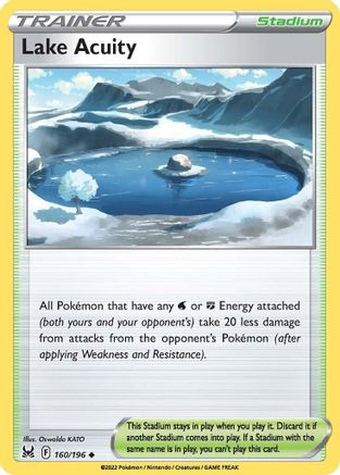 Lake Acuity 160/196 - Lost Origin Reverse Holofoil