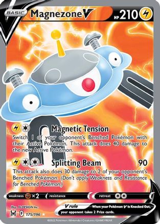 Magnezone V (Full Art) 175/196 - Lost Origin Holofoil