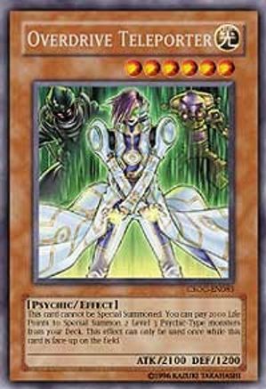 Overdrive Teleporter (CSOC-EN083) - Crossroads of Chaos 1st Edition