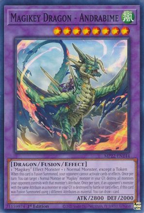 Magikey Dragon - Andrabime (MP22-EN144) - 2022 Tin of the Pharaoh's Gods 1st Edition