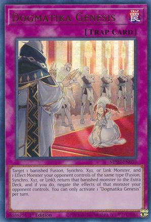 Dogmatika Genesis (MP22-EN039) - 2022 Tin of the Pharaoh's Gods 1st Edition