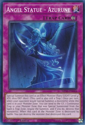 Angel Statue - Azurune - MP22-EN044 - 2022 Tin of the Pharaoh's Gods 1st Edition