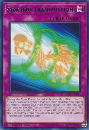 Synchro Transmission (MP22-EN053) - 2022 Tin of the Pharaoh's Gods 1st Edition
