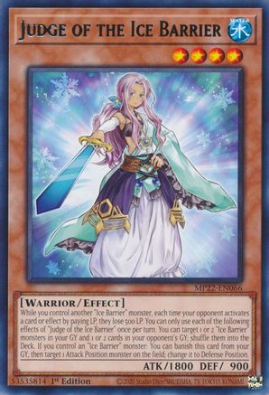 Judge of the Ice Barrier (MP22-EN066) - 2022 Tin of the Pharaoh's Gods 1st Edition