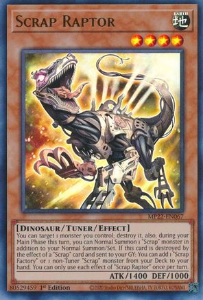 Scrap Raptor (MP22-EN067) - 2022 Tin of the Pharaoh's Gods 1st Edition