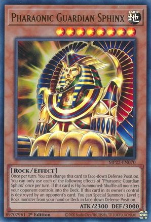 Pharaonic Guardian Sphinx (MP22-EN070) - 2022 Tin of the Pharaoh's Gods 1st Edition