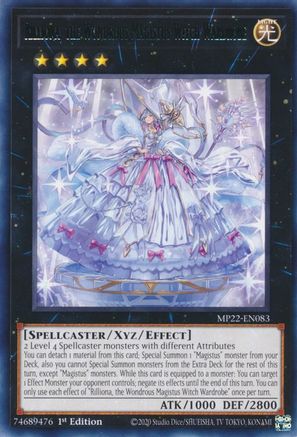 Rilliona, the Wondrous Magistus Witch Wardrobe (MP22-EN083) - 2022 Tin of the Pharaoh's Gods 1st Edition