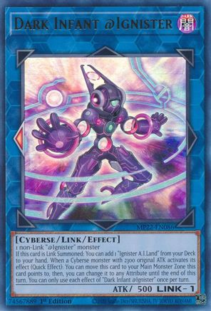 Dark Infant @Ignister (MP22-EN086) - 2022 Tin of the Pharaoh's Gods 1st Edition