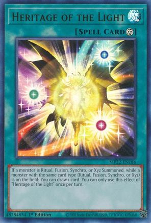 Heritage of the Light (MP22-EN186) - 2022 Tin of the Pharaoh's Gods 1st Edition
