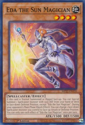 Eda the Sun Magician (MP22-EN110) - 2022 Tin of the Pharaoh's Gods 1st Edition