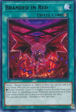 Branded in Red (MP22-EN219) - 2022 Tin of the Pharaoh's Gods 1st Edition