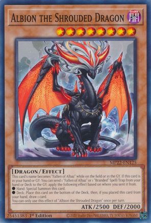 Albion the Shrouded Dragon (MP22-EN125) - 2022 Tin of the Pharaoh's Gods 1st Edition