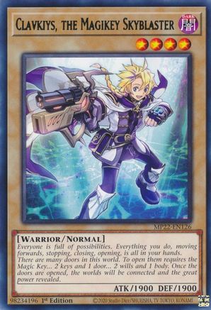 Clavkiys, the Magikey Skyblaster (MP22-EN126) - 2022 Tin of the Pharaoh's Gods 1st Edition