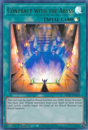 Contract with the Abyss (MP22-EN250) - 2022 Tin of the Pharaoh's Gods 1st Edition