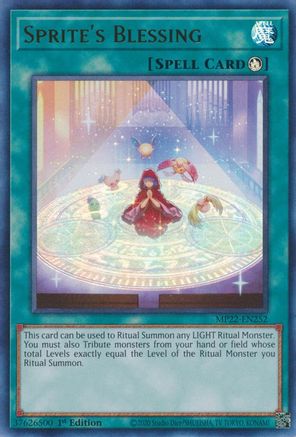 Sprite's Blessing (MP22-EN252) - 2022 Tin of the Pharaoh's Gods 1st Edition