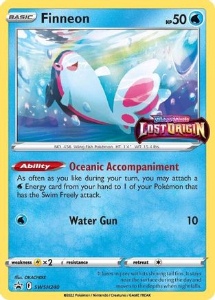 Finneon SWSH240/307 - SWSH Black Star Promos Holofoil