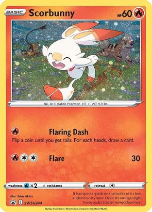 Scorbunny SWSH244/307 - SWSH Black Star Promos Holofoil