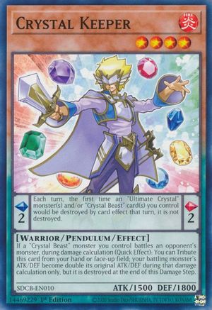 Crystal Keeper (SDCB-EN010) - Structure Deck: Legend of the Crystal Beasts 1st Edition