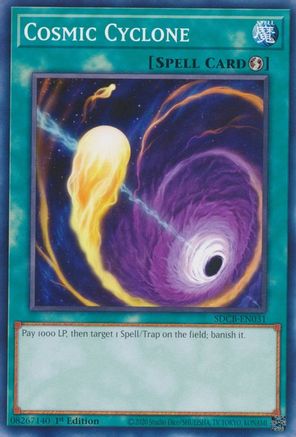 Cosmic Cyclone (SDCB-EN031) - Structure Deck: Legend of the Crystal Beasts 1st Edition