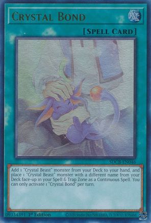 Crystal Bond (SDCB-EN046) - Structure Deck: Legend of the Crystal Beasts 1st Edition