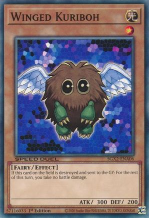 Winged Kuriboh (SGX2-ENA06) - Speed Duel GX: Midterm Paradox 1st Edition