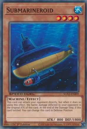 Submarineroid (SGX2-ENB09) - Speed Duel GX: Midterm Paradox 1st Edition