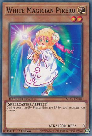 White Magician Pikeru (SGX2-ENE02) - Speed Duel GX: Midterm Paradox 1st Edition