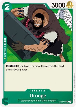 Urouge (ST02-003) - Starter Deck 2: Worst Generation