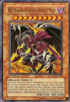 Red Dragon Archfiend/Assault Mode (CRMS-EN004) - Crimson Crisis 1st Edition