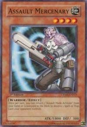 Assault Mercenary (CRMS-EN023) - Crimson Crisis 1st Edition