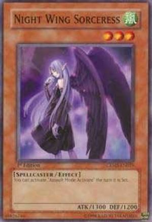 Night Wing Sorceress (CRMS-EN025) - Crimson Crisis Unlimited